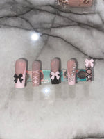 Press On Nails-Laced and Bows