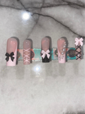 Press On Nails-Laced and Bows